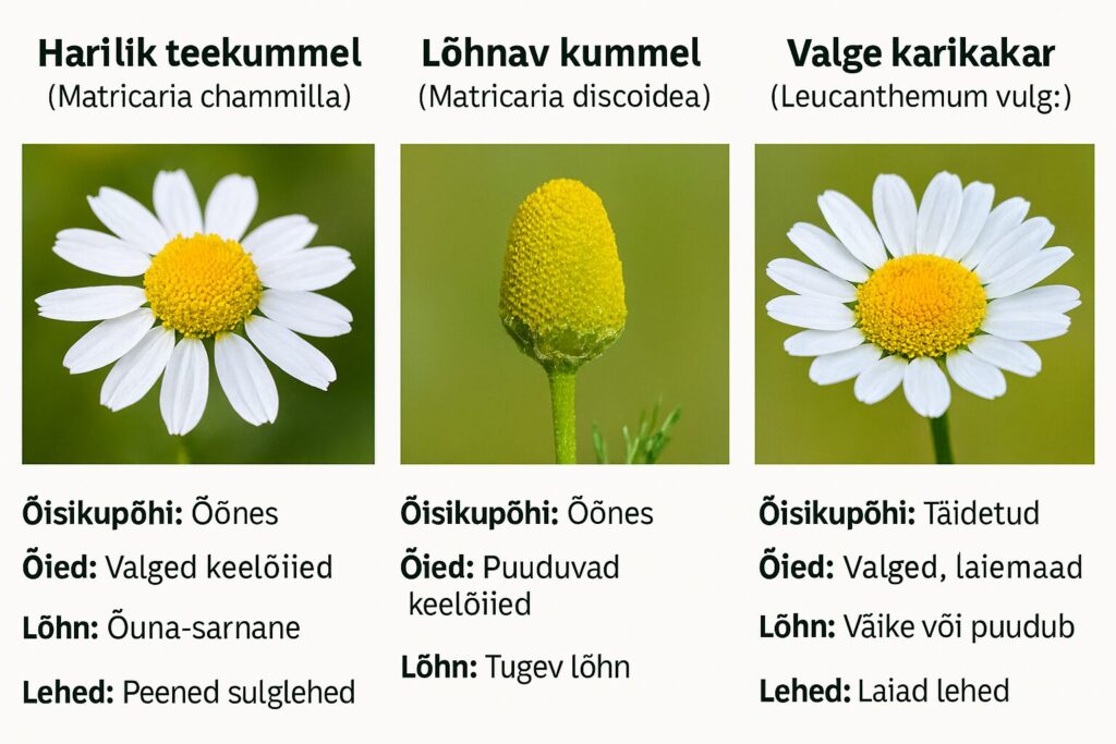 Teekummel Teekumme, lõhnav kummel, karikakar