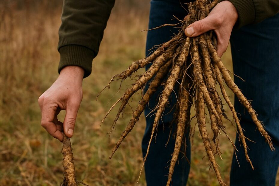 Ravimtaimede korjamine novembris