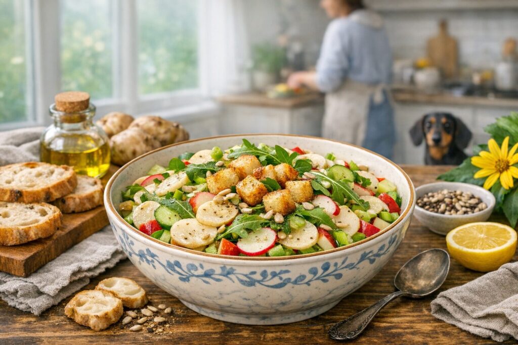 Kuidas teha maitsev maapirni salat