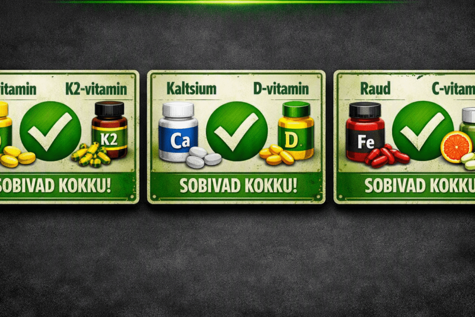 Toidulisandid mis sobivad kokku