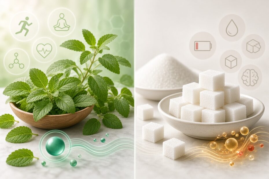 Stevia vs suhkur